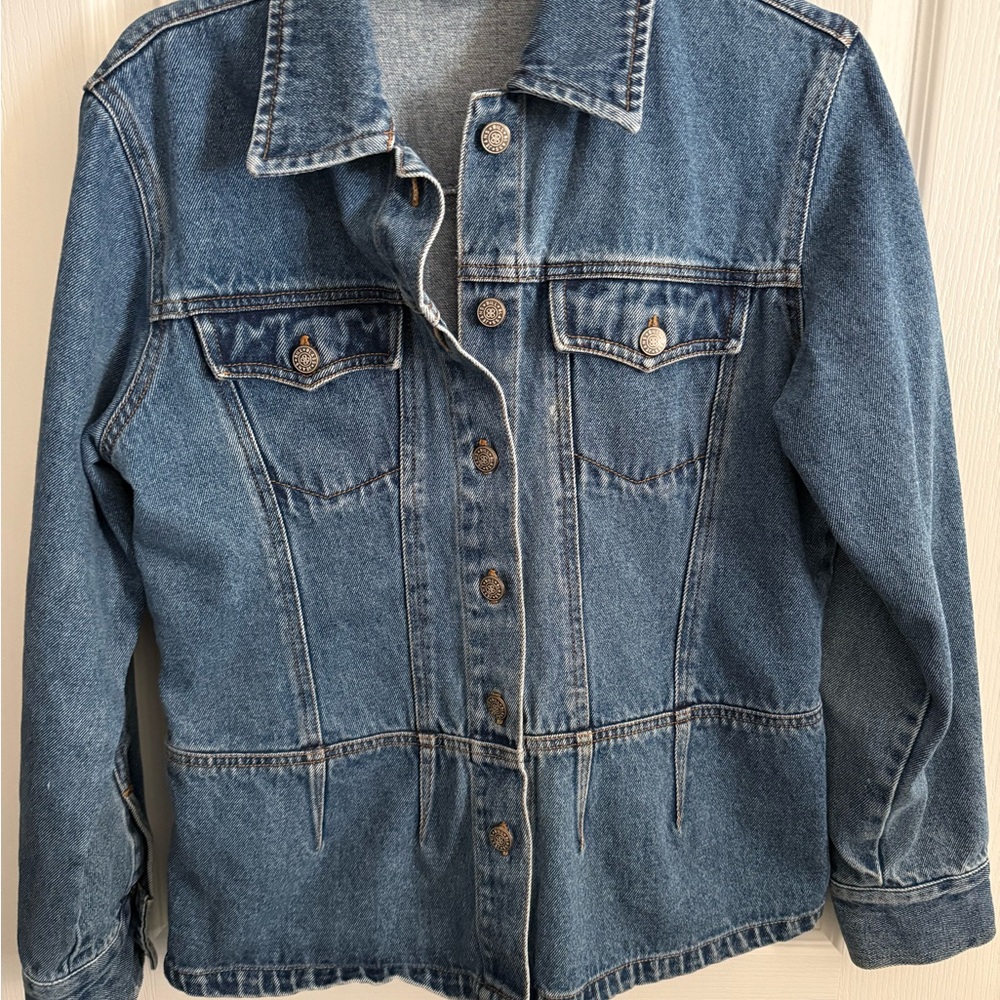 Bill Blass Medium Wash Denim Jacket